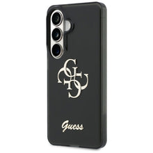 Заредете изображение във визуализатора на галерията – GUESS case for SAMSUNG S26 GUHCS26S5HC4MLSK (IML Big Metal 4G and Script) black
