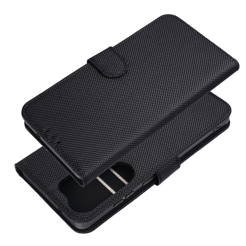 Anti-Theft 4Card RFID Book Case for Samsung S26 black tech fabric – TopMag