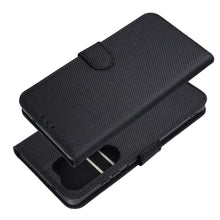 Заредете изображение във визуализатора на галерията – Flip case for Xiaomi Redmi NOTE 17 PRO MAX 5G 4Card RFID anti-theft tech fabric black
