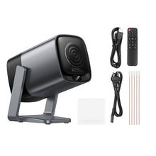 Заредете изображение във визуализатора на галерията – Hoco Full HD Projector Android Wi-Fi Bluetooth 1080P DT7 Metallic Gray
