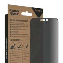 Заредете изображение във визуализатора на галерията – PanzerGlass Ultra-Wide Fit Antibacterial Privacy Tempered Glass for iPhone 14 Pro Max
