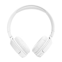 Заредете изображение във визуализатора на галерията – JBL Tune 520BT wireless on-ear Bluetooth 5.3 headphones - white
