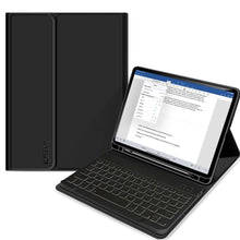 Заредете изображение във визуализатора на галерията – Tech-Protect SC Pen + Keyboard case with keyboard for iPad 10.9" 2022 - black

