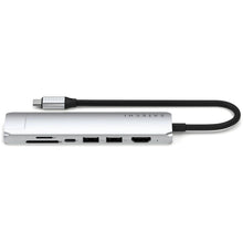 Заредете изображение във визуализатора на галерията – Adapter HUB 7in1 USB C Satechi Slim ST-P7SS silver
