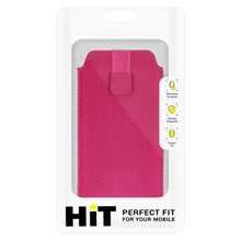 Заредете изображение във визуализатора на галерията – HIT Pouch Case (Size XXL) for Samsung S23 Ultra/S22 Ultra/M33/M23/A14 5G/Xiaomi Redmi 12C design 2 pink

