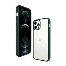 Заредете изображение във визуализатора на галерията – PanzerGlass ClearCase case for iPhone 12 / 12 Pro - transparent green
