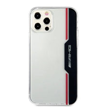 Заредете изображение във визуализатора на галерията – AMG Electroplate Vertical case for iPhone 12 / iPhone 12 Pro - transparent
