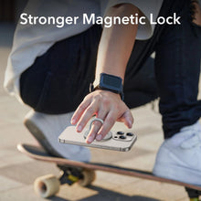 Заредете изображение във визуализатора на галерията – ESR Halolock MagSafe ring stand for the phone - titanium
