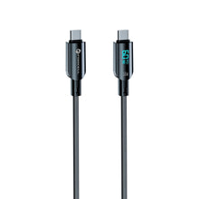Заредете изображение във визуализатора на галерията – FORCELL F-ENERGY C274 cable Type C to Type C QC4.0 PD 3A 60W Digital 1,2 m black
