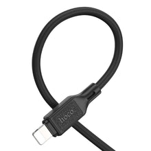 Заредете изображение във визуализатора на галерията – HOCO cable USB A to Lightning 2,4A X90 1m black
