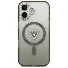 Заредете изображение във визуализатора на галерията – GUESS case for IPHONE 17 compatible with MagSafe GUHMP17SHGTMLCGA (IML Gradient W/ Triangle Logo) khaki
