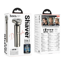 Заредете изображение във визуализатора на галерията – Shaving set 3in1 Hoco HP36 metal gray

