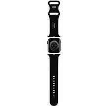 Заредете изображение във визуализатора на галерията – Hello Kitty Silicone Kitty Head Strap for Apple Watch 42/44/45/49mm - Black
