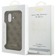 Заредете изображение във визуализатора на галерията – GUESS case for IPHONE 17 GUHCP17SG4GFBR (PU 4G Classic) brown
