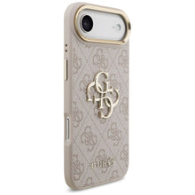 Заредете изображение във визуализатора на галерията – GUESS case for IPHONE 17 Air GUHCP17M4GMGCPI (PU W/ Big 4G Classic Logo) gold pink
