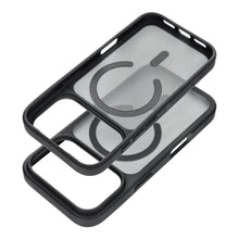 Заредете изображение във визуализатора на галерията – Case for iPhone 16 Forcell F-Protect Smoke Hybrid Premium Lite compatible with MagSafe black
