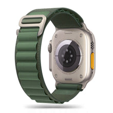Заредете изображение във визуализатора на галерията – Tech-Protect Nylon Pro Strap for Apple Watch 4/5/6/7/8/9/SE/Ultra 1/2 (42/44/45/49 mm) - Dark Green
