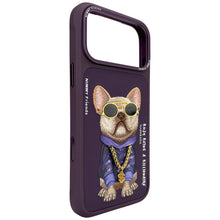 Заредете изображение във визуализатора на галерията – NIMMY case GLASSES COOL DOG for IPHONE 18 Pro Max/17 Pro Max purple
