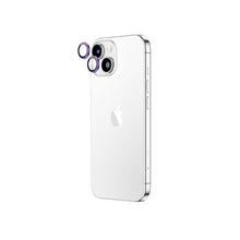 Заредете изображение във визуализатора на галерията – Amazing Thing Tempered glass AR Lens Glass IP15CAM2CGLA on camera for Iphone 15/15 Plus (2 pieces) purple
