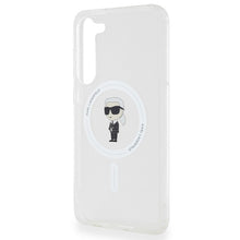 Заредете изображение във визуализатора на галерията – Original Pouch KARL LAGERFELD  hardcase IML Ikonik MagSafe KLHMS24MHFCKNOT for Samsung Galaxy S24 Plus transparent
