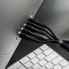 Заредете изображение във визуализатора на галерията – FORCELL F-ENERGY C347 cable Type C to Type C QC4.0 PD 5A 100W Silicone 1 m black
