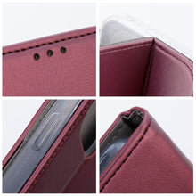 Заредете изображение във визуализатора на галерията – SMART MAGNETO Book case for MOTOROLA EDGE 60 FUSION burgundy
