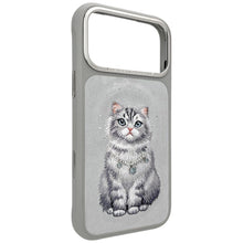 Заредете изображение във визуализатора на галерията – NIMMY case LUCKY FASHION CAT compatible with MagSafe for IPHONE 18 Pro/17 Pro grey
