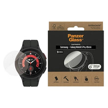 Заредете изображение във визуализатора на галерията – Antibacterial PanzerGlass Screen Protector for Samsung Galaxy Watch Classic 5 Pro 45 mm
