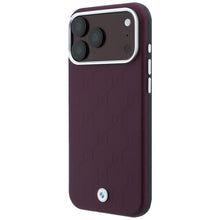 Заредете изображение във визуализатора на галерията – Гръб BMW за IPHONE 18 Pro/17 Pro с MagSafe (Sign Deboss Quilted Metal Logo) - бордо – снимка 5
