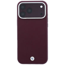Заредете изображение във визуализатора на галерията – Гръб BMW за IPHONE 18 Pro/17 Pro с MagSafe (Sign Deboss Quilted Metal Logo) - бордо – снимка 4
