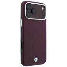 Заредете изображение във визуализатора на галерията – Гръб BMW за IPHONE 18 Pro Max/17 Pro Max с MagSafe (Sign Deboss Quilted Metal Logo) - бордо – снимка 6
