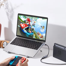 Заредете изображение във визуализатора на галерията – Ugreen CM489 40189 HDMI Adapter (Female) - USB-A / USB-C (Male) - Gray
