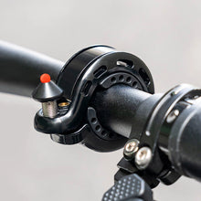 Заредете изображение във визуализатора на галерията – Rockbros 34210028001 Q-shaped bicycle bell - black
