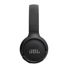 Заредете изображение във визуализатора на галерията – JBL Tune 520BT wireless on-ear Bluetooth 5.3 headphones - black

