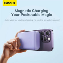 Заредете изображение във визуализатора на галерията – Baseus Magnetic Mini 20000 mAh 20W Powerbank - purple + USB-C / USB-C cable
