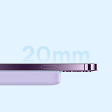 Заредете изображение във визуализатора на галерията – Baseus Magnetic Mini Induction Powerbank 10000mAh 20W - purple + USB-C - USB-C cable
