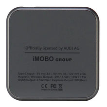 Заредете изображение във визуализатора на галерията – Audi Big Logo foldable inductive charger 3in1 0 - gray
