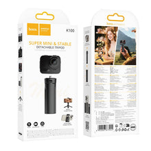 Заредете изображение във визуализатора на галерията – Selfie stick tripod Hoco K100 black
