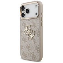 Заредете изображение във визуализатора на галерията – GUESS case for IPHONE 18 Pro Max / 17 Pro max GUE005593 (PU W/ Big 4G Classic Logo) rose gold
