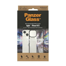 Заредете изображение във визуализатора на галерията – PanzerGlass ClearCase antibacterial case for iPhone 14 / 15 / 13 - transparent and black
