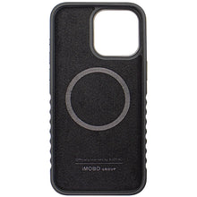 Заредете изображение във визуализатора на галерията – Audi Genuine Leather case with MagSafe for iPhone 14 Pro - black and red
