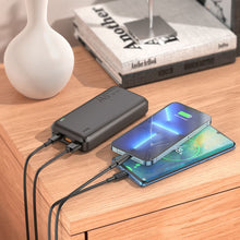 Заредете изображение във визуализатора на галерията – HOCO powerbank 20000 mAh PD QC 3A 22,5W J101A black
