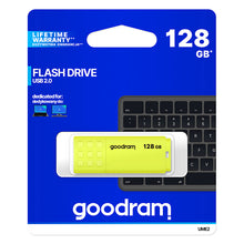 Заредете изображение във визуализатора на галерията – GOODRAM UME2 Pendrive - 128GB USB 2.0 YELLOW
