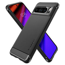 Заредете изображение във визуализатора на галерията – Spigen Rugged Armor case for Google Pixel 8 - matte black
