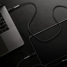 Заредете изображение във визуализатора на галерията – Cable USB C to USB C Forcell F-Energy QC4.0 PD 5A 240W Carbon 1 m CB-05C black
