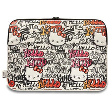 Заредете изображение във визуализатора на галерията – Hello Kitty PU Metal Logo case for a 14" laptop - beige
