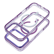 Заредете изображение във визуализатора на галерията – Case for iPhone 18 Pro / 17 Pro Frame Clear Hybrid Mag Cover compatible with MagSafe black
