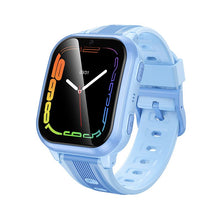 Заредете изображение във визуализатора на галерията – Smartwatch for kids 1,69" 4G GPS with call function Hoco Y108 blue

