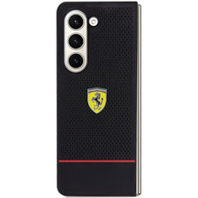 Заредете изображение във визуализатора на галерията – Ferrari Perforated Line case for Samsung Galaxy Z Fold 5 - black
