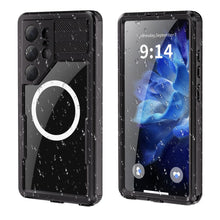Заредете изображение във визуализатора на галерията – Waterproof case SHELLBOX MARS with metal ring for SAMSUNG S25 Ultra black
